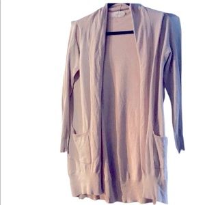 Cardigan soft pink women’s size medium-large